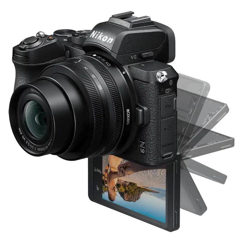 Nikon Z 50 + Nikkor 16-50 + Nikkor 50-250