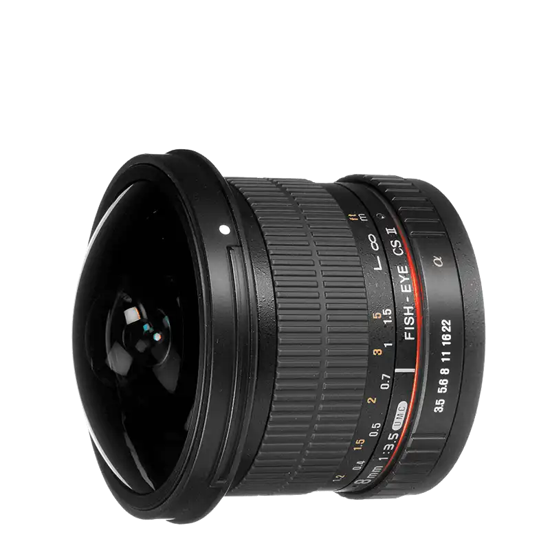 Samyang 8mm f/3.5 IF UMC Fisheye CSII (pre Nikon)