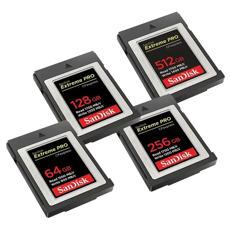 SanDisk CFexpress Extreme PRO Type B (rôzne veľkosti)