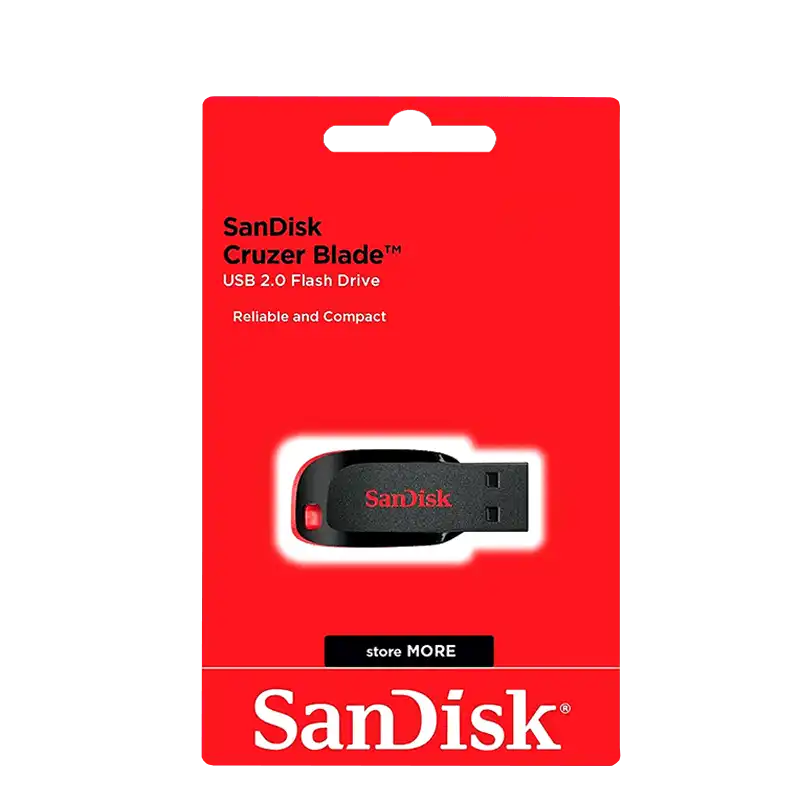 USB 2 kľúč SanDisk Cruzer blade (rôzne veľkosti)