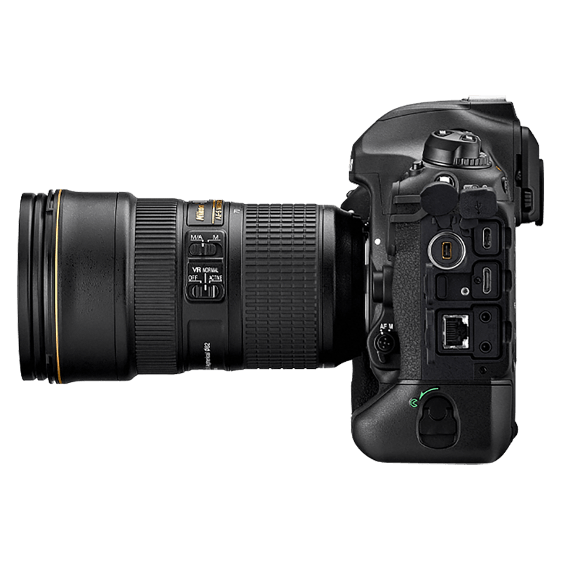 Nikon d6 telo z boku