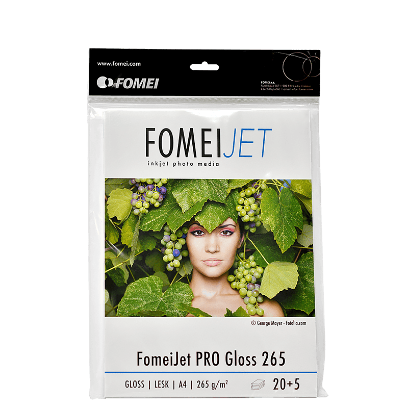 FomeiJet Pro gloss 265g A4/25ks FomeiJet Pro gloss 265g A4/25ks