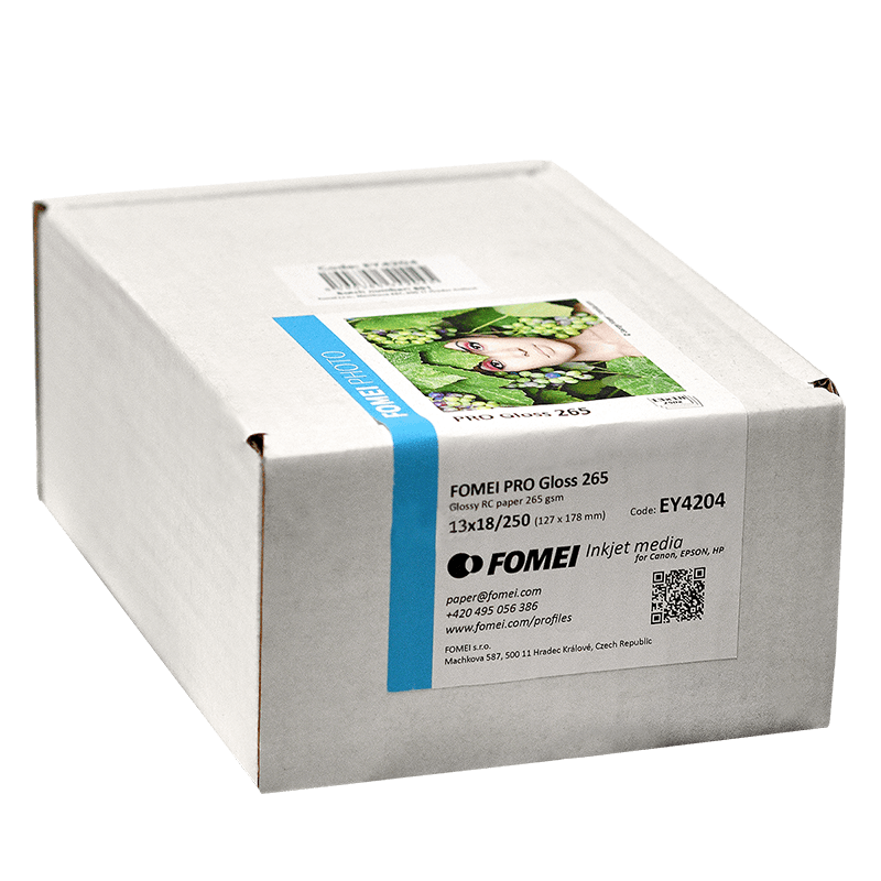 FomeiJet Pro gloss 265g 13x18/250ks FomeiJet Pro gloss 265g 13x18/250ks