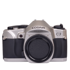 Cosina C3 (telo) +  obj 50 f/1.7 a 100-300 f/5.6-6.7