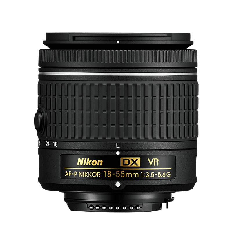 Nikkor dx 18 55 mm f3,5 5,6G vr bocny pohlad