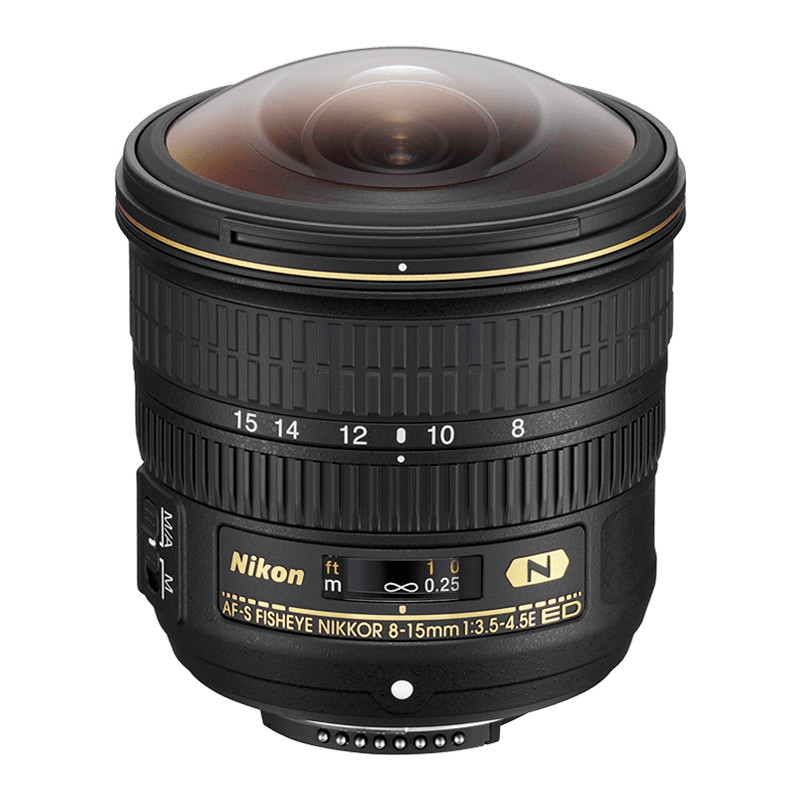 Nikkor fisheye 8 15mm f3,5 4,5e ed