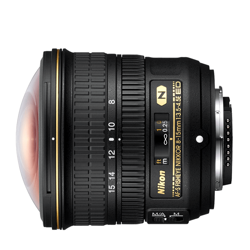 Nikkor fisheye 8 15mm f3,5 4,5e ed2