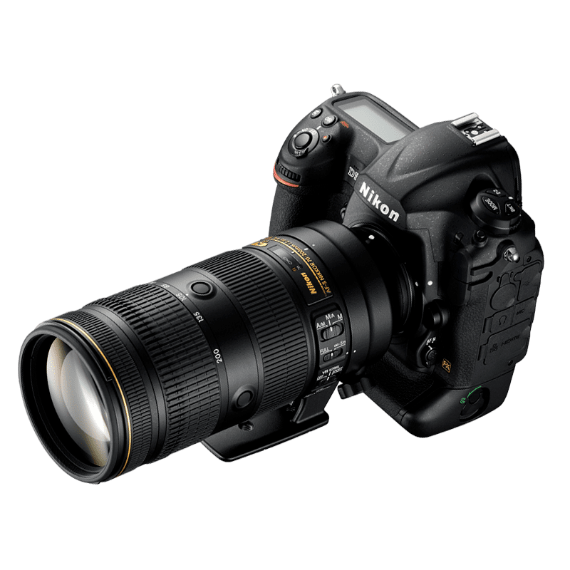 Nikkor 70 200 mm f2,8e fl ed vr s fotoaparatom