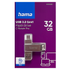 Hama USB flash disk C Rotate Pro USB C 3 1 32 GB 70 MB s 01