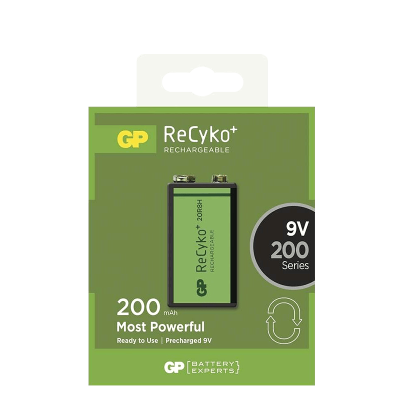 Nabíjateľná batéria recyko+ 9V