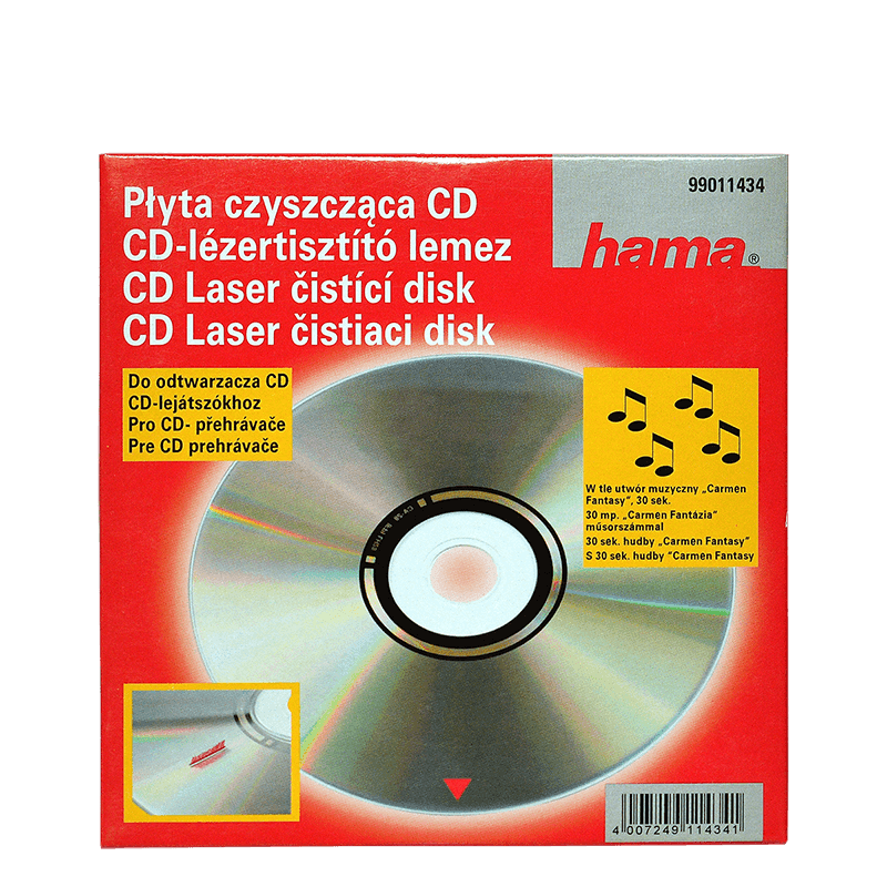 Čistiace CD médium Čistiace CD médium