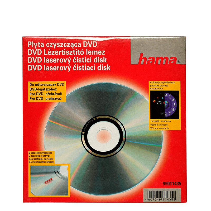 Čistiace DVD médium Čistiace DVD médium