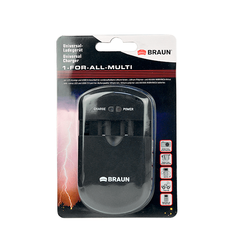 Univerzálna nabíjačka Braun 1 FOR ALL MULTI Univerzálna nabíjačka Braun 1 FOR ALL MULTI