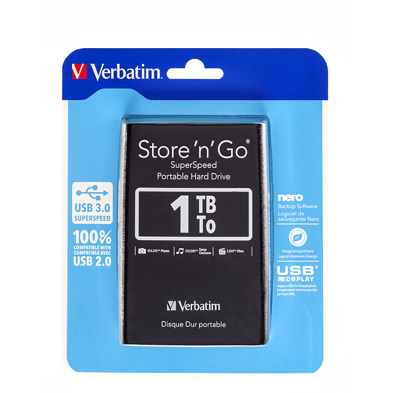 Verbatim HDD store n go 1TB Verbatim HDD store n go 1TB