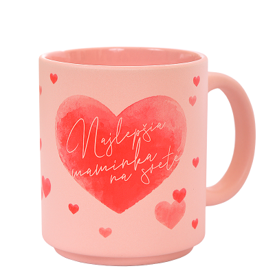 Candy hrnček 330ml. (staroružový)