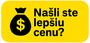 Našli ste lepšiu cenu? Dajte nám šancu ju dorovnať